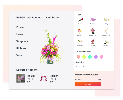 Virtual Bouquet Customization - Australia