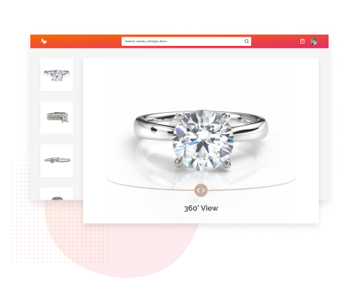 360-Degree View of Product in Custom Jewelary Solutions