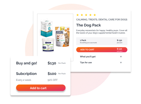 Custom Features Provider for Pet eCommerce website