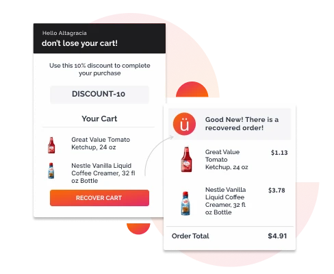 Easy Cart Management in Grocery website