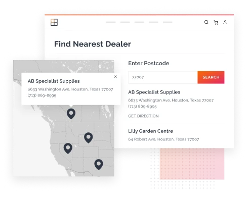 Feature in Solutions - Find Your Nearest Dealer