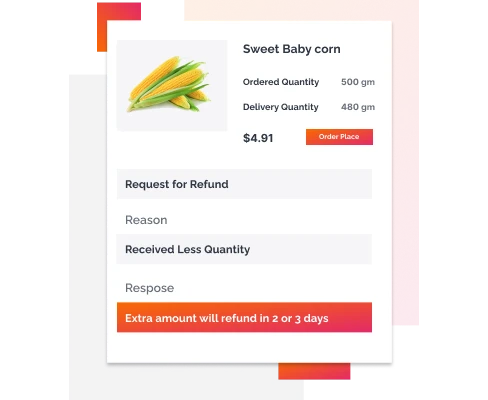 Quantity calculation module provider in Grocery Website