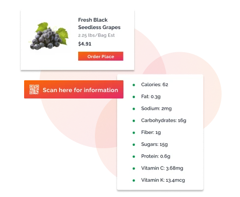 QR and barcode Implementation in Online Grocery Website