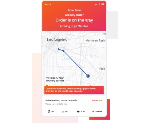 Order Timeline Management Feature in Grocery Website