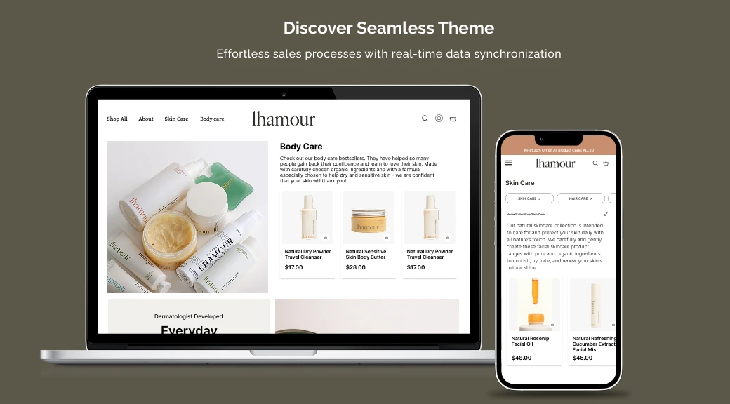Discover Seamless Theme 1