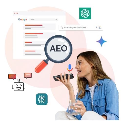 Grow Your Visibility In AI Search With Our Complete AEO Answer Engine Optimization Services