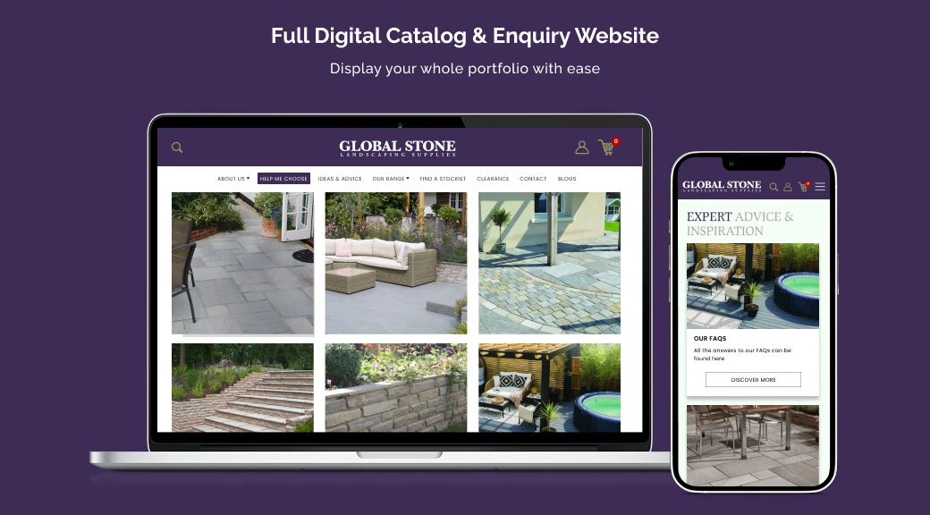 Full Digital Catalog & Enquiry Website