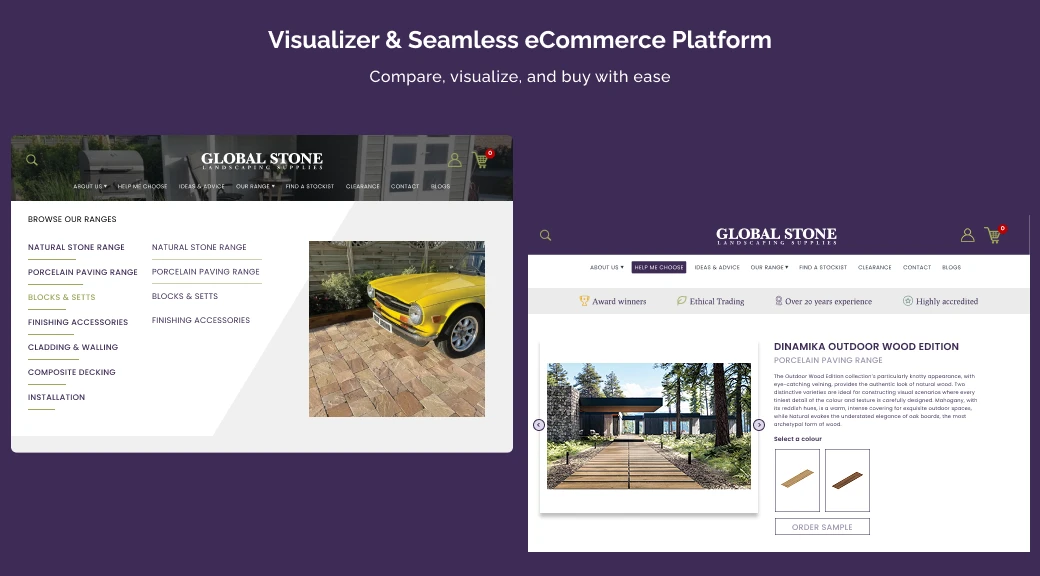 Visualizer & Seamless eCommerce Platform