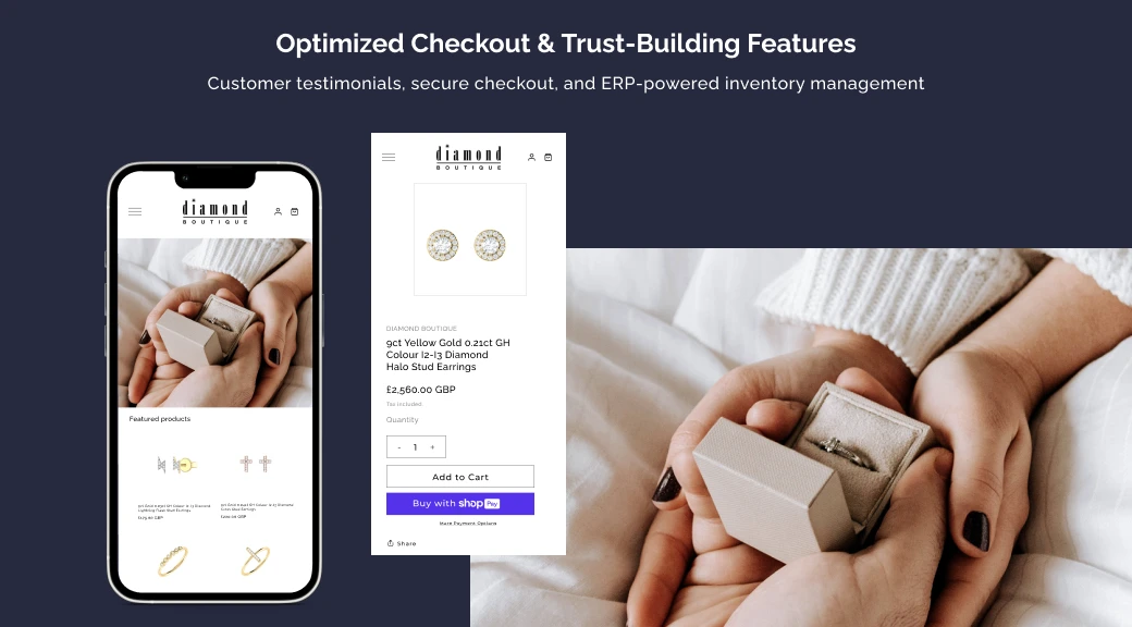Optimized Checkout And Trust Building Features