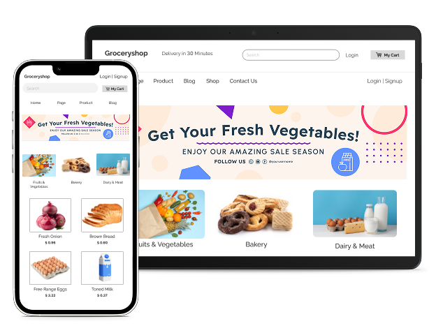 Grocery eCommerce Solution - UAE