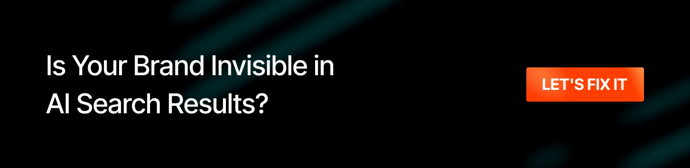 Brand invisible in AI Search