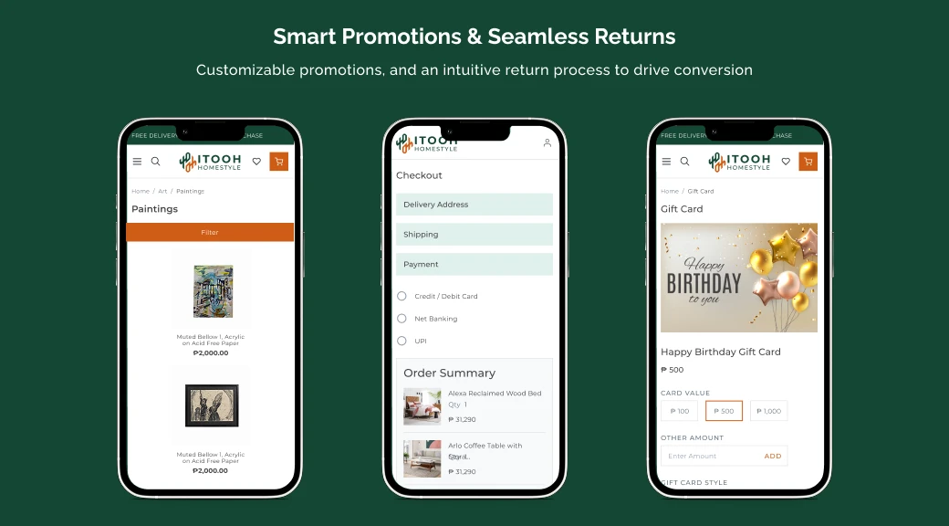 Smart Promotions & Seamless Returns