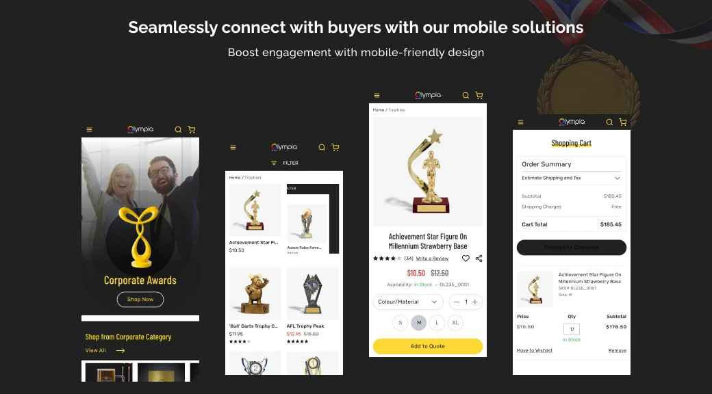 Seamlessly connect with buyers with our mobile solutions