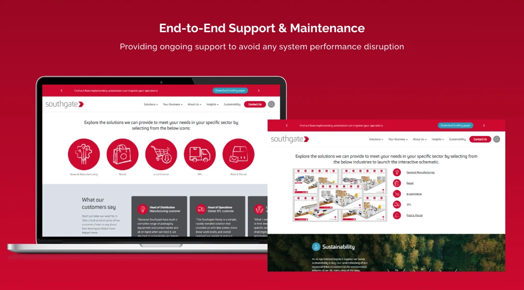 End-to-End Support & Maintenance