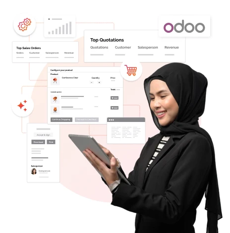 MENA Hero Image Transform Your Business With Open Source Odoo ERP Development Services