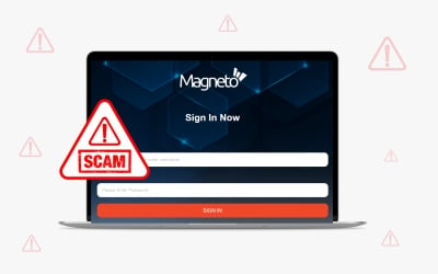 Scam Alert misusing Magneto IT Solutions' name in fraudulent WhatsApp group