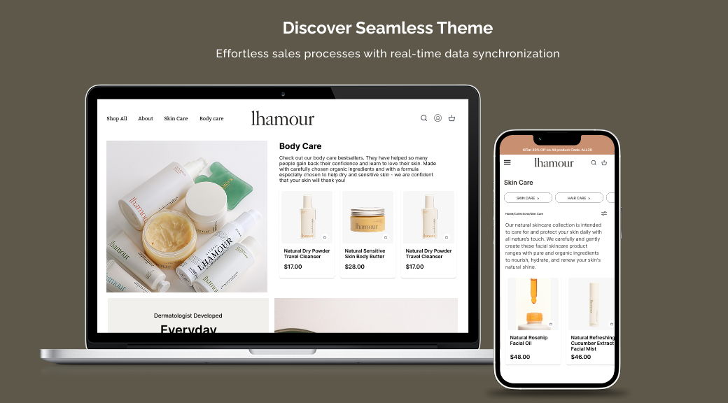 Discover Seamless Theme