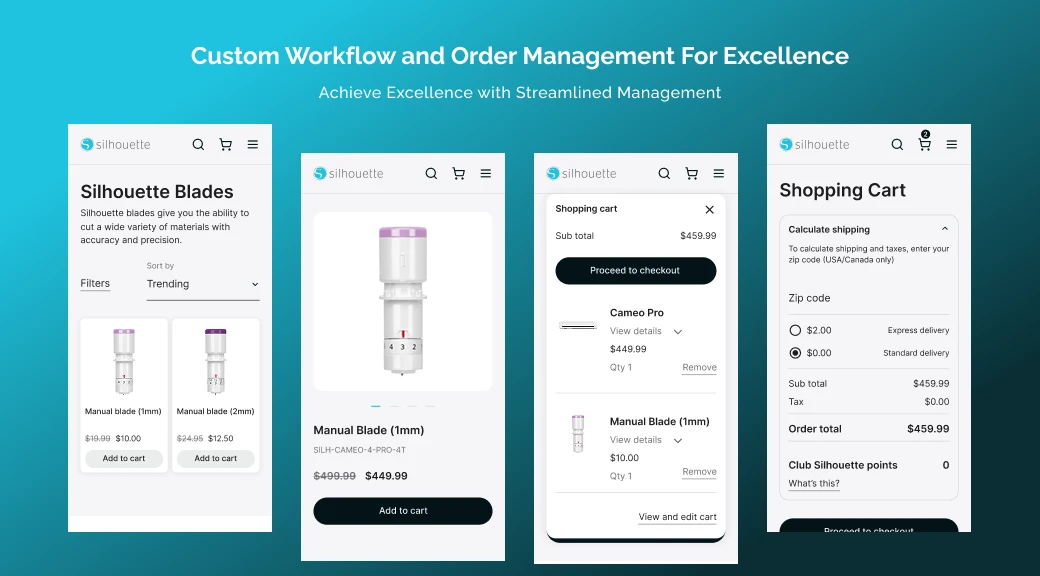 Custom Workflow And Order Management For Excellence