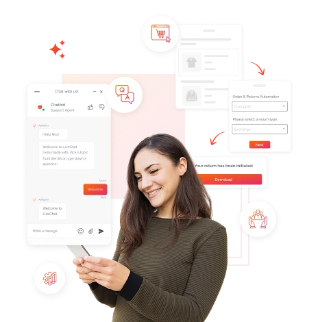 Scalable AI chatbot solution for online businesses