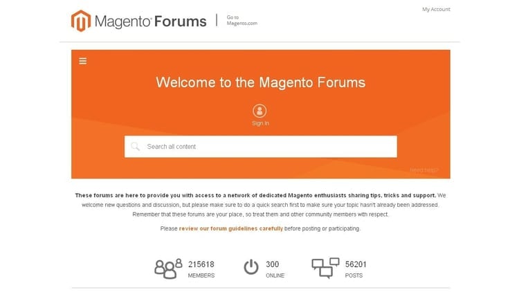 magento forum
