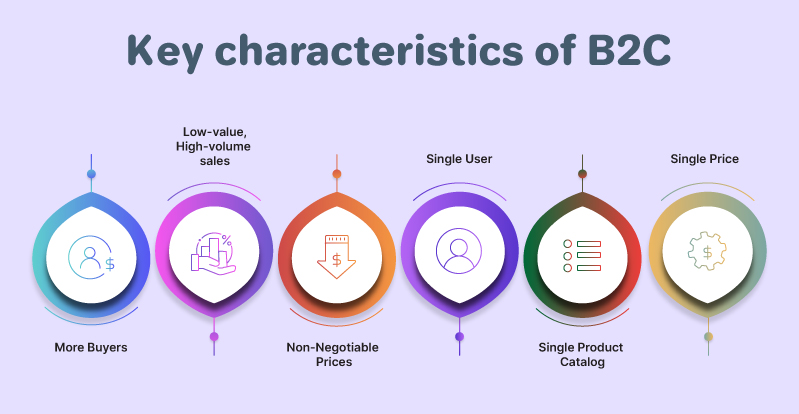 Key Characteristics of B2C - Comparing B2B and B2C eCommerce: A Side-by-Side Analysis