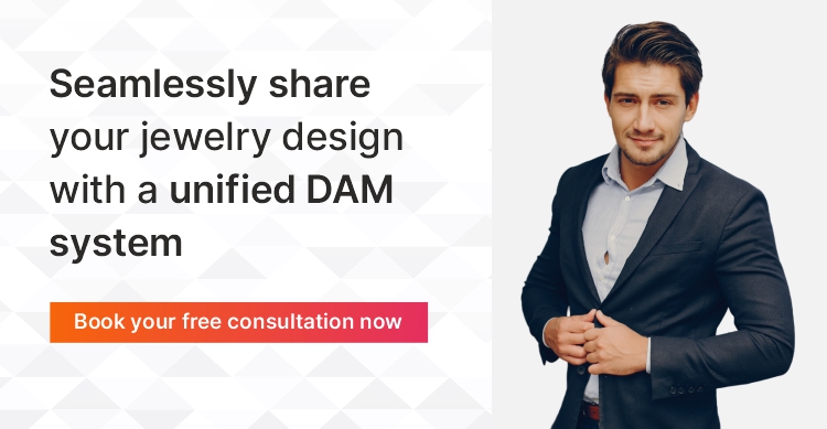 Seamlessly share your jewelry design with unified dam system