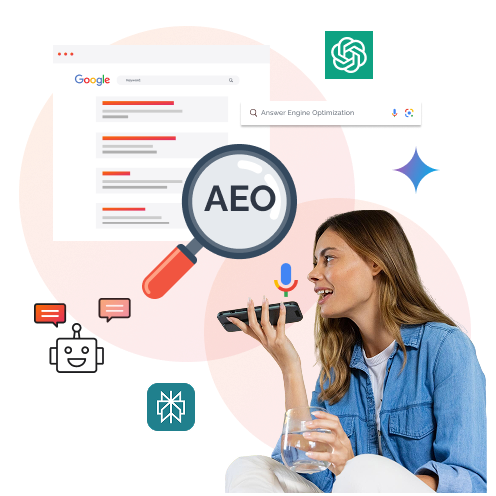 Grow Your Visibility In AI Search With Our Complete AEO Answer Engine Optimization Services