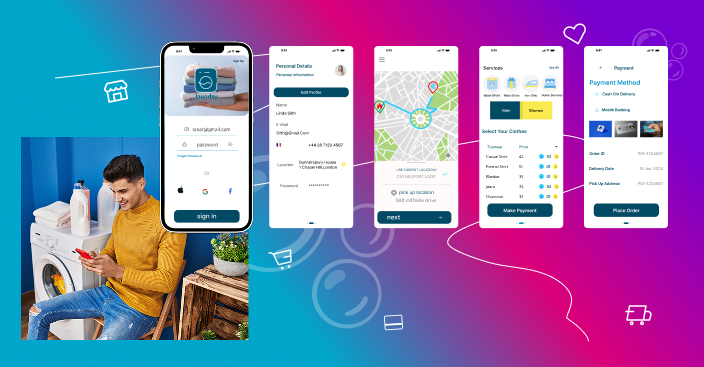 How Does A Customized Laundry App Work 
