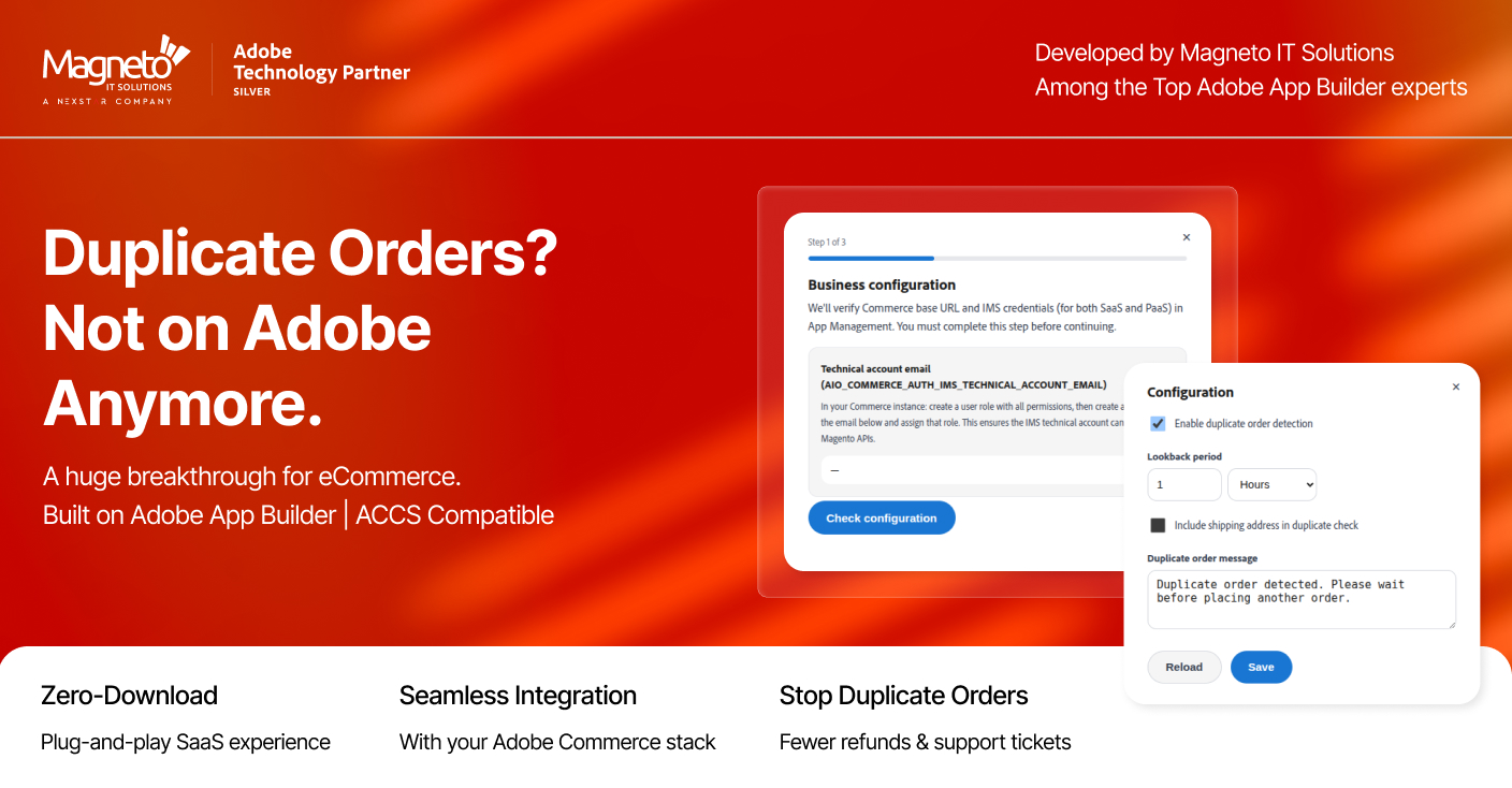 Duplicate Order Prevention App for Adobe Commerce (ACCS Compatible ...