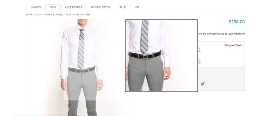 product view page