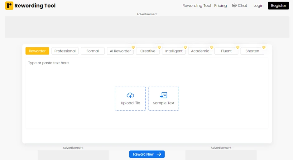 Make Content Creation with Rewording Tool