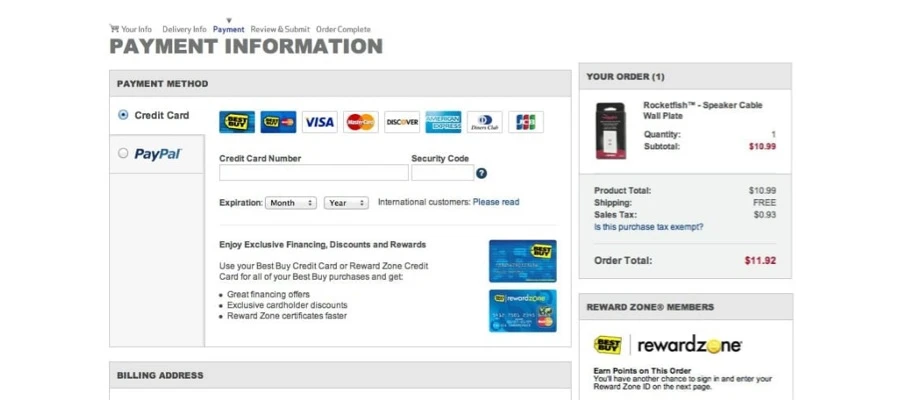 Multiple Payment Options