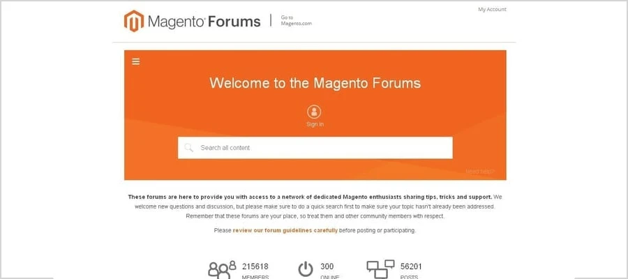 magento forum