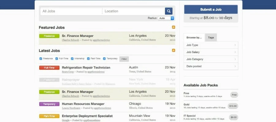magento jobboard