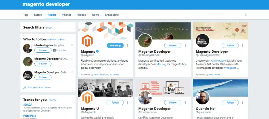 twitter search