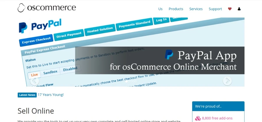 osCommerce