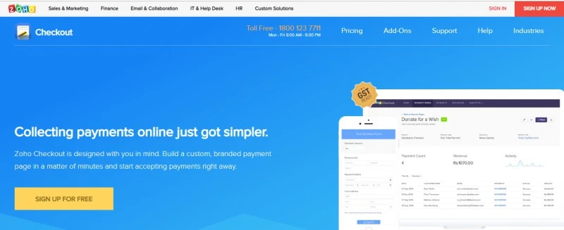 Zoho_Checkout
