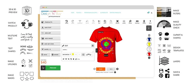 Magento Product Designer By Design'N'Buy