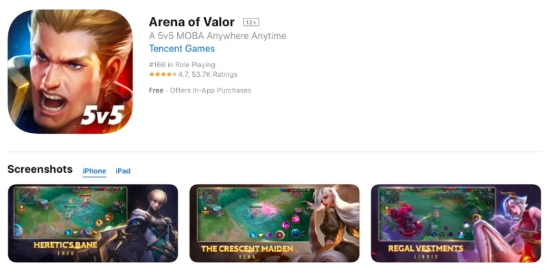 arena of valor