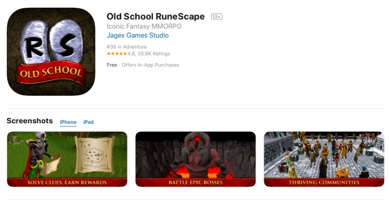 old school runescape