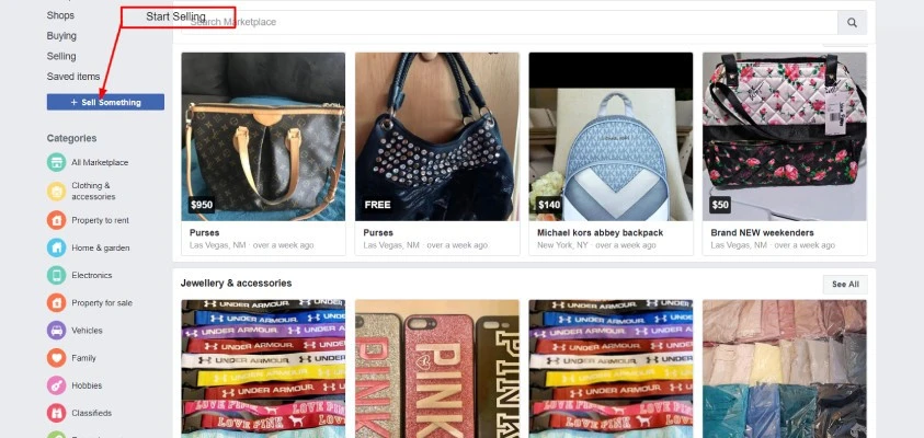 Sell something