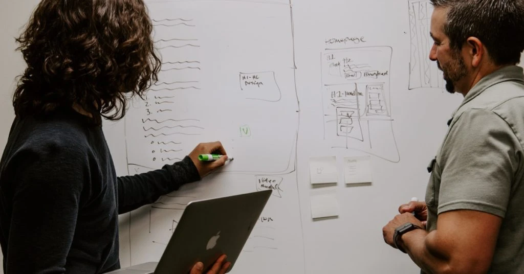 Focus on visual marketing process
