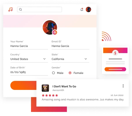 For your fans music website 2025