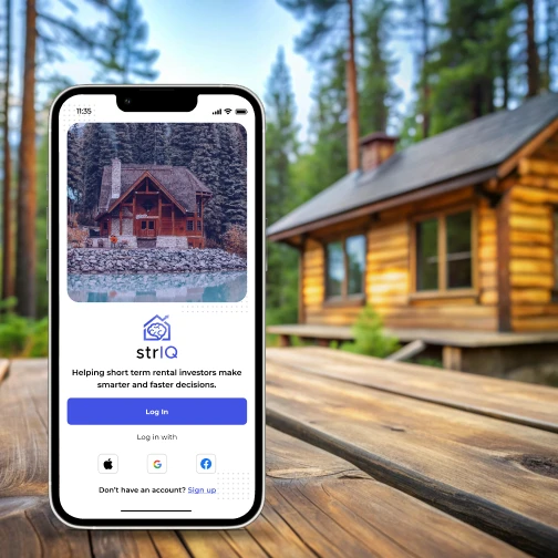 StrLQ mobile app experience - Left Image