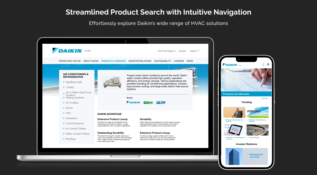 Streamlined product search with intuitive navigation - 1