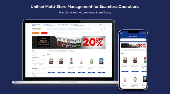 Unified multi-store management for seamless operations