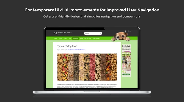 Contemporary UI/UX Improvements for Improved User Navigation.