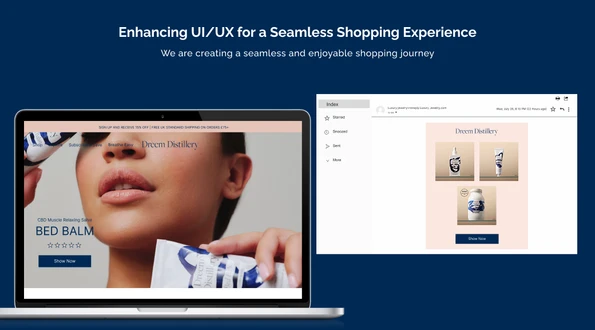 Enhancing UI/UX for a seamless shopping experience