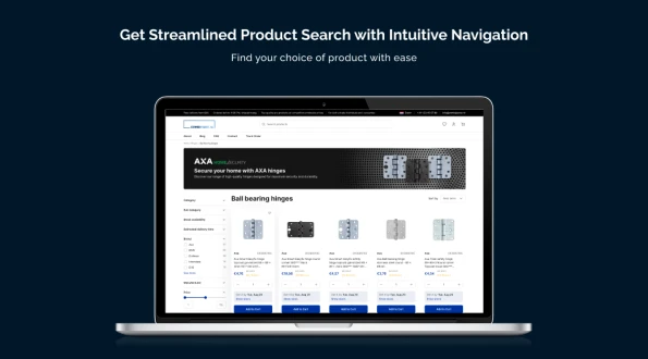 Get streamlined product search with intuitive Navigation