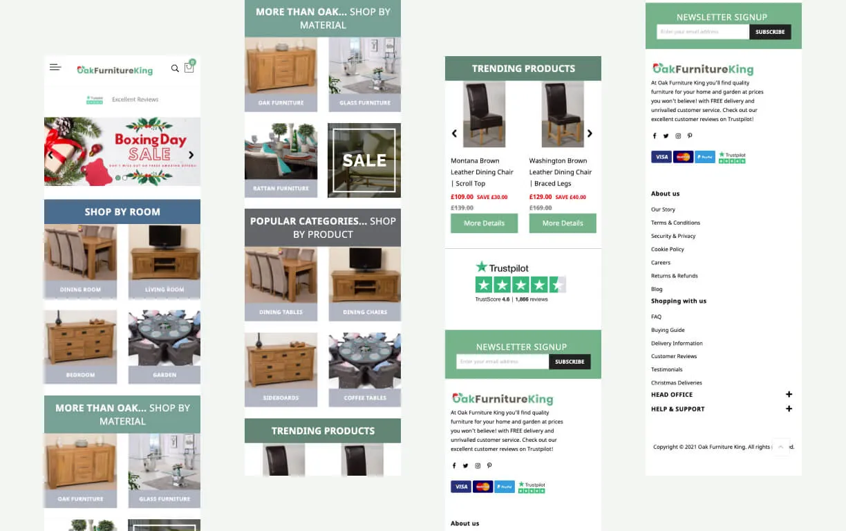 Oak Furniture King – Casestudy